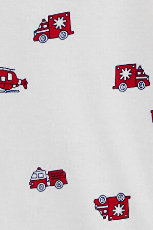 Carters Renkli Layette Erkek Bebek Kısa Kollu Body 5'li Paket 1R885610R