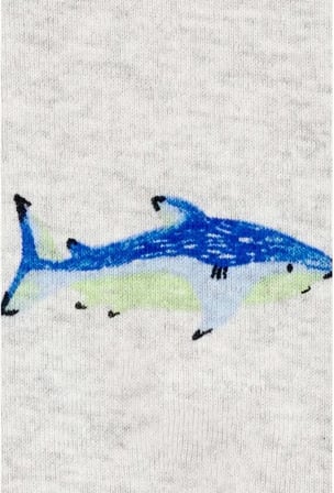 Carters Erkek Bebek Kısa Tulum 1S475110 Gri