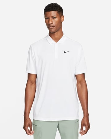 nikecourt dri-fit erkek tenis polo tişört - beyaz dh0857-100