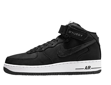 Nike Air Force 1 '07 Mid x Stussy Siyah Sneaker DJ7840001 M-172