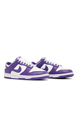DUNK LOW Championship Purple Parlak Mor Özel Seri Spor Ayakkabı