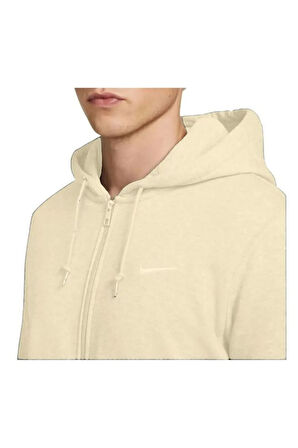 Sportswear Full Zip Club Beige Hoodie Jacket Erkek Sweatshirt Cz4147-113