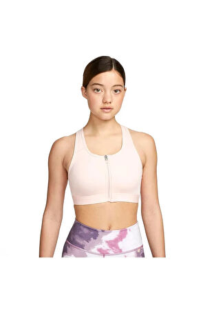 W Nk Df Swsh Zip Front Bra Kadın Antrenman Sporcu Sütyeni Dd1205-611