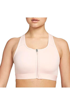 W Nk Df Swsh Zip Front Bra Kadın Antrenman Sporcu Sütyeni Dd1205-611