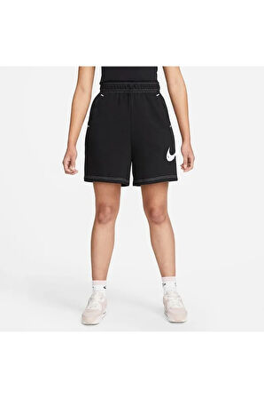Sportswear Swoosh Fleece High-waisted Kadın Şort