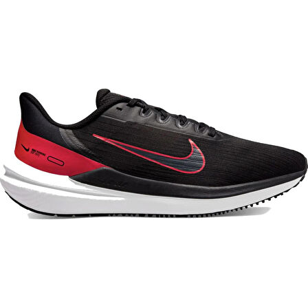 Nike NIKE AIR WINFLO 9 Siyah-Kırmızı Erkek Koşu Ayakkabısı