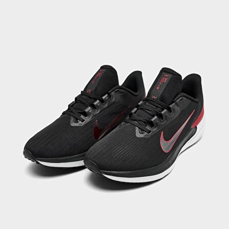 Nike NIKE AIR WINFLO 9 Siyah-Kırmızı Erkek Koşu Ayakkabısı