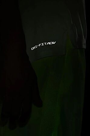 Nike Dri Fit ADV Techknit Ultra Short Sleeve Running Top Erkek Koşu Tişörtü Sarı