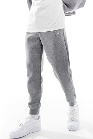 Nike Jordan Brooklyn Fleece Jogger Erkek Gri Eşofman Altı