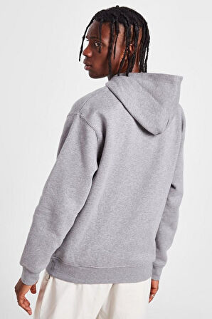 Nike Jordan Ess Fleece Pullover Hoodie Erkek Gri Spor Sweatshirt