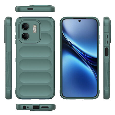 Gpack İnfinix Hot 50i uyumlu Kılıf Etnik Optimum Mat Kamera Korumalı Silikon