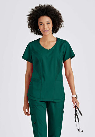 Barco Grey's Anatomy Carly Medikal Giyim Doktor Scrubs Cerrahi Takım Likralı Hastane Üniforması