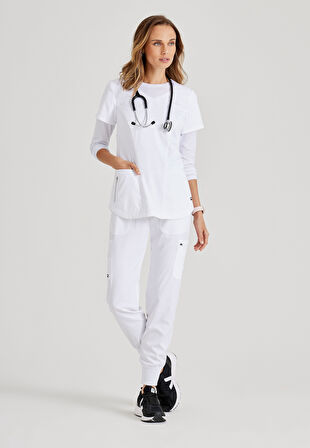 Barco Grey's Anatomy Carly Medikal Giyim Doktor Scrubs Cerrahi Takım Likralı Hastane Üniforması
