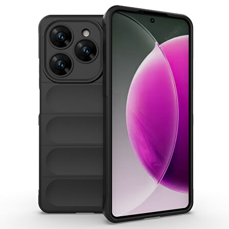 Gpack Tecno Spark 20 Pro uyumlu Kılıf Etnik Optimum Mat Kamera Korumalı Silikon