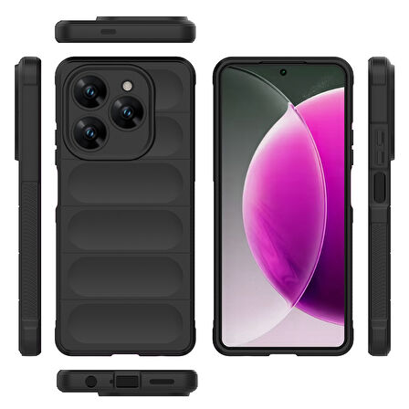 Gpack Tecno Spark 20 Pro uyumlu Kılıf Etnik Optimum Mat Kamera Korumalı Silikon
