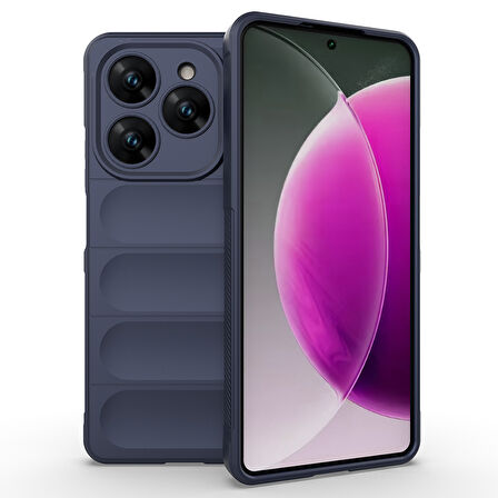 Gpack Tecno Spark 20 Pro uyumlu Kılıf Etnik Optimum Mat Kamera Korumalı Silikon