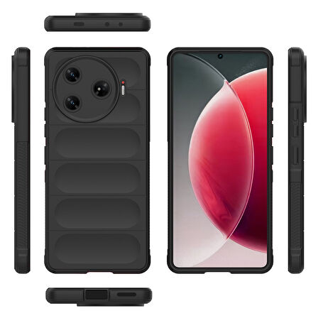 Gpack Tecno Spark 30 Pro uyumlu Kılıf Etnik Optimum Mat Kamera Korumalı Silikon