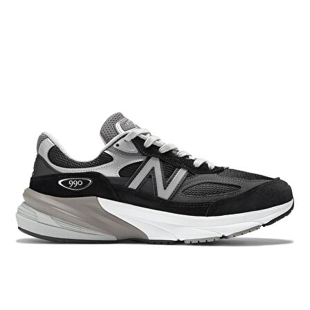 New Balance 990v6 MiUSA Black Grey White Erkek Sneaker (Dar Kalıp)
