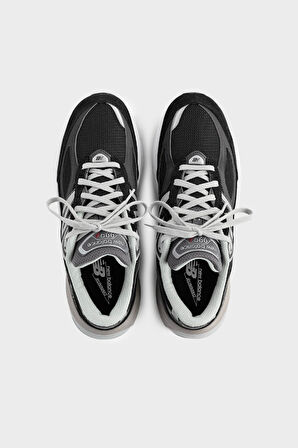 New Balance Hakiki Deri Karışımlı Kalın Taban Sneaker Ayakkabı Unisex AYAKKABI W990BK6