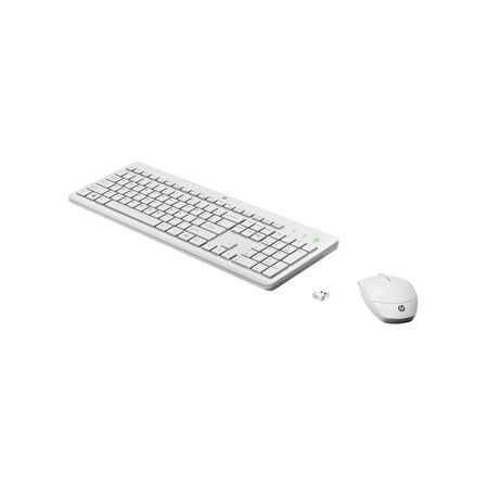 HP 230 Kablosuz Klavye & Mouse Kombo Set Türkçe Beyaz 3L1F0AA