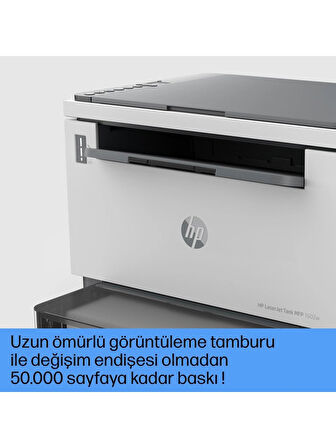 (OUTLET) HP LaserJet Tank MFP 1602w Fotokopi + Tarayıcı + Wi-Fi + Airprint Mono Tanklı Lazer Yazıcı 2R3E8A