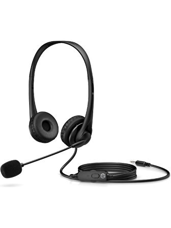 Kablolu Stereo Mikrofonlu 3.5mm Aux Kulaklık Siyah 428H6AA OUTLET