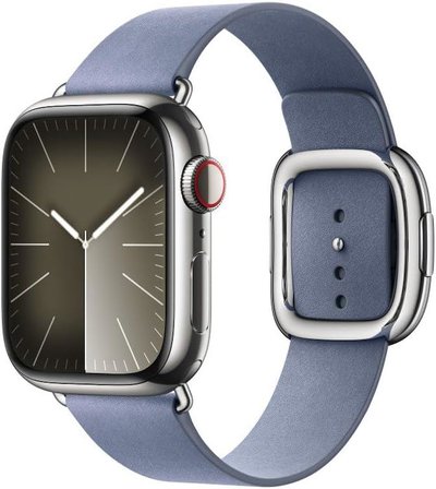 Apple Watch Band - Modern Tokalı Kayış - 41 mm - Lavanta Mavisi - Büyük Boy Outlet