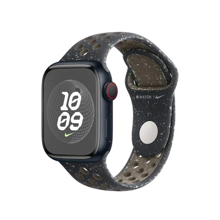 41 mm Gece Siyahı Nike Spor Kordon - S/M - MUUN3ZM/A