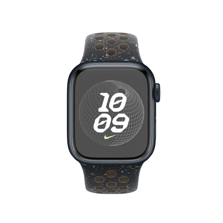 41 mm Gece Siyahı Nike Spor Kordon - S/M - MUUN3ZM/A
