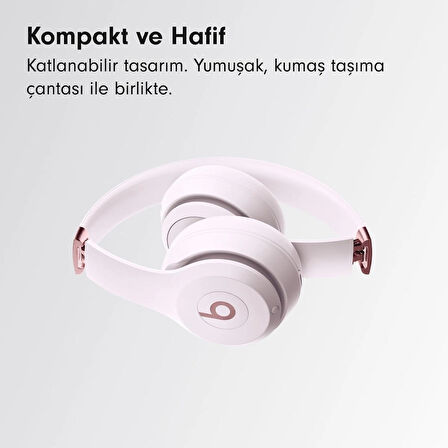 Beats Solo 4 Kablosuz Bluetooth Kulak Üstü Kulaklık - Bulut Pembesi