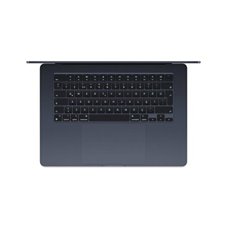 MacBook Air 15 inç M3 Çip 8 CPU 10 GPU 8GB Bellek 256GB SSD macOS Taşınabilir Bilgisayar MRYU3TU/A - Gece Yarısı