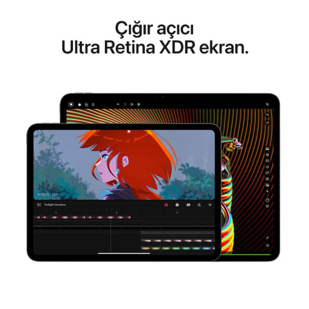 iPad Pro M4 11 inç Wi-Fi + Cellular 2TB Nano-texture Cam (MWRT3TU/A) - Gümüş