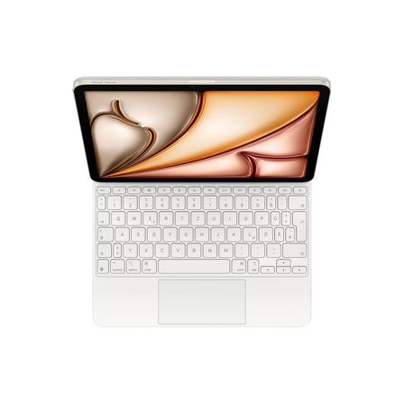 11 inç iPad Pro (M4) için Magic Keyboard-Almanca-Beyaz-OUTLET