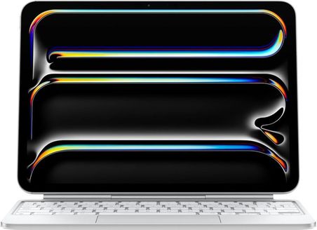 Apple iPad Magic Keyboard Kılıf: 11 inç iPad Pro (M4) için, Harika Yazma Deneyimi, Yerleşik Trackpad, İşlev Tuşu Sırası, Türkçe Q Klavye — Beyaz Outlet
