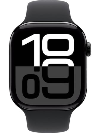 Apple Watch Series 10 GPS 42mm Simsiyah Alüminyum Kasa ve Mürekkep Moru Spor Loop Kordon Akıllı Saat - Teşhir