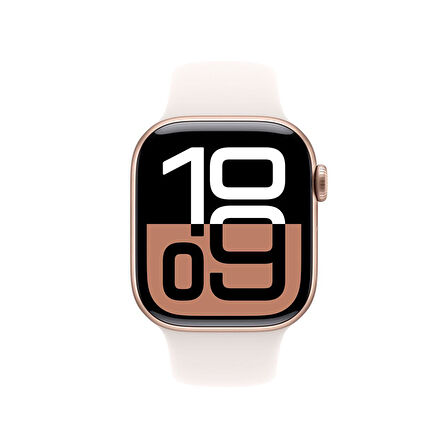 APPLE WATCH 10 42M R.GOLD-LT BAND SM