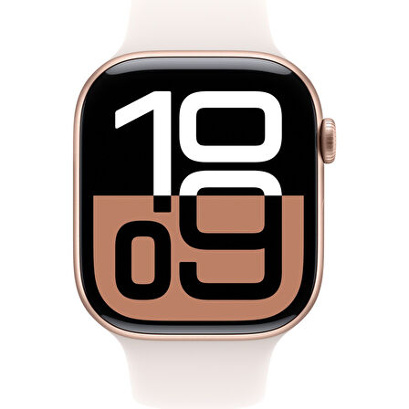 Apple Watch Series 10 Gps 42MM Rose Gold Aluminium Case With Light Blush Sport Band - M/l