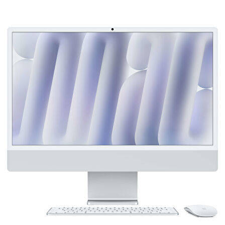 iMac 24 inç Retina 4.5K M4 çip 10 çekirdekli CPU ve 10 çekirdekli GPU 16GB 512GB SSD - Gümüş (MWUV3TU/A)