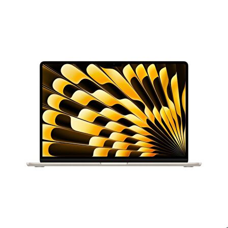 MacBook Air 15 inç M3 Çip 8 CPU 10 GPU 16GB Bellek 512GB SSD macOS Taşınabilir Bilgisayar MXD33TU/A - Yıldız Işığı