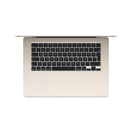 MacBook Air 15 inç M3 Çip 8 CPU 10 GPU 16GB Bellek 512GB SSD macOS Taşınabilir Bilgisayar MXD33TU/A - Yıldız Işığı