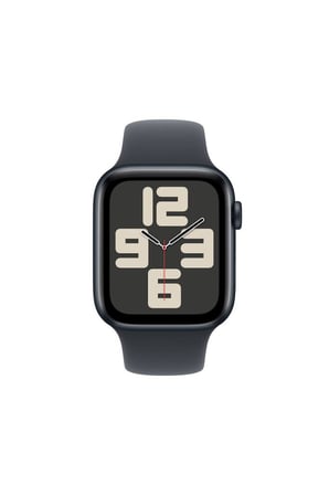 Apple Watch SE 2 GPS 40mm Gece Yarısı Alüminyum Kasa ve Spor Kordon Akıllı Saat - OUTLET