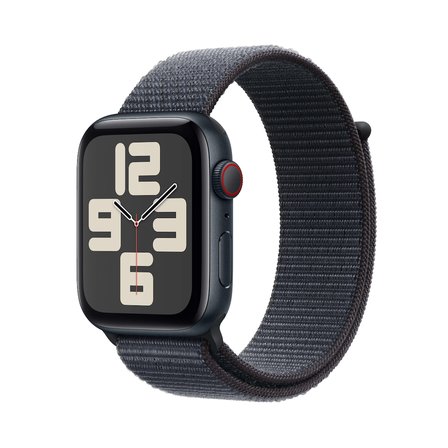 Apple Watch SE GPS + Cellular 40 mm Gece Yarısı Alüminyum Kasa ve Mürekkep Moru Spor Loop (MXGA3TU/A)