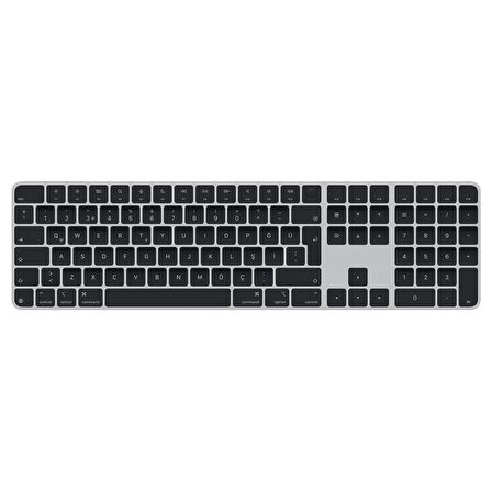 Apple çipli Mac modelleri için Touch ID özellikli ve Sayısal Tuş Takımlı Magic Keyboard - Türkçe Q Klavye - Siyah Tuşlar (MXK83TQ/A)