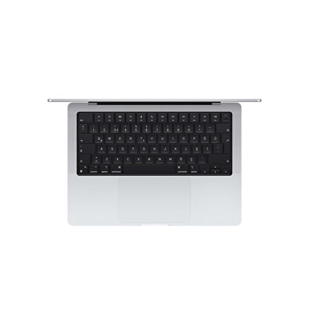 MacBook Pro 14 inç M4 Çip 10 Çekirdek CPU 10 Çekirdek GPU 16 GB RAM 512 GB Gümüş - (MW2W3TU/A)