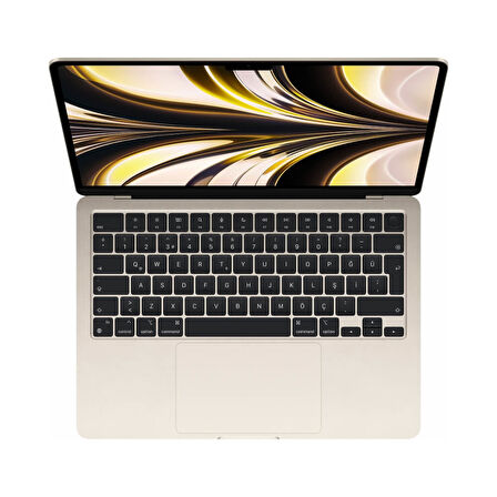 MacBook Air 13 inç M2 Çip 8 Çekirdek CPU 8 Çekirdek GPU 16 GB RAM 256 GB Yıldız Işığı - (MC7W4TU/A)