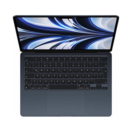 MacBook Air 13 inç M2 Çip 8 Çekirdek CPU 8 Çekirdek GPU 16 GB RAM 256 GB Gece Yarısı - (MC7X4TU/A)