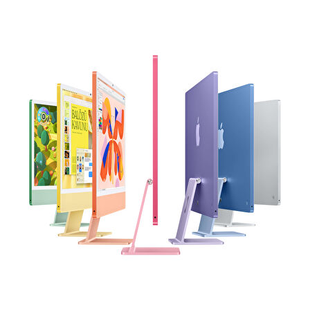 iMac 24 inç Retina 4.5K M4 çip 10 çekirdekli CPU ve 10 çekirdekli GPU 24GB 512GB SSD - Gümüş (MCR24TU/A)