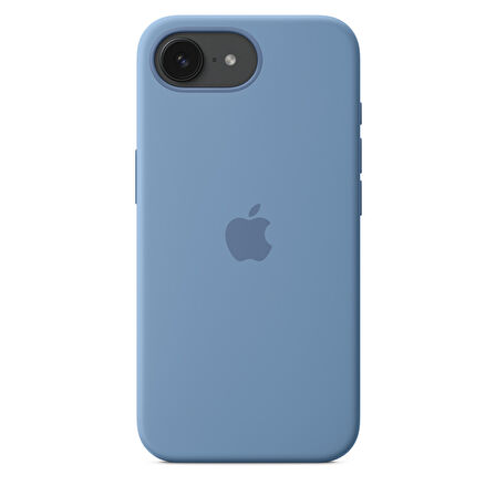 iPhone 16e için Silikon Kılıf - Buz Mavisi - (MD3Q4ZM/A)