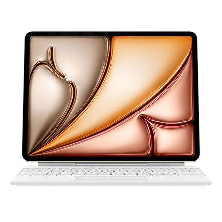 13 inç iPad Air (M3) için Magic Keyboard - Türkçe Q Klavye - (MDFW4TQ/A) - Beyaz