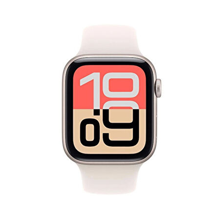 Apple Watch SE 3 GPS 44mm Starlight Aluminium Case with Starlight Sport Band - M/L